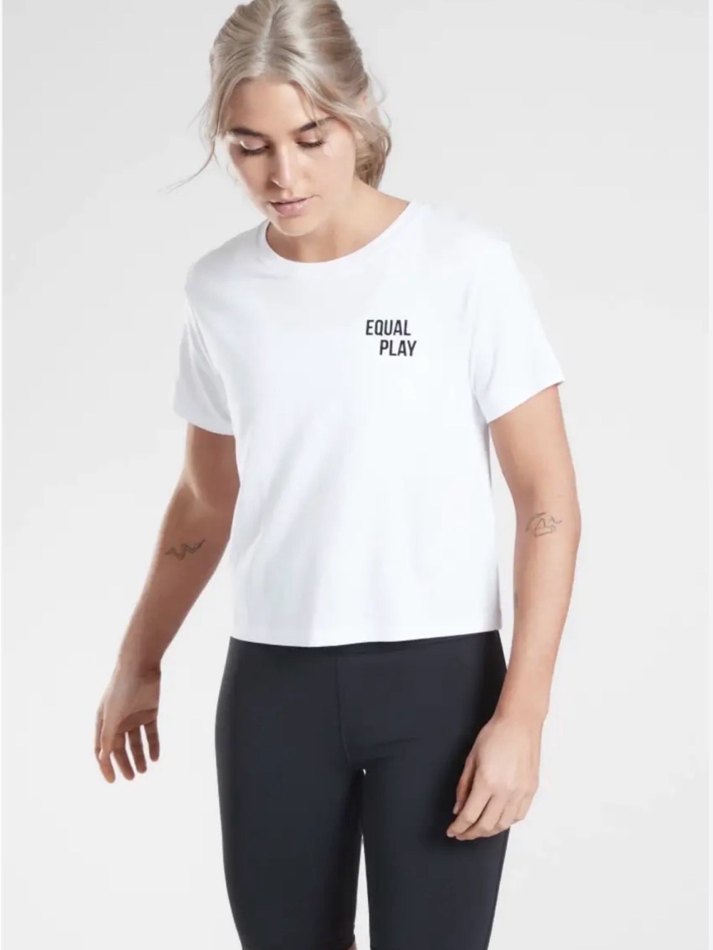 Equal Play white tshirt
